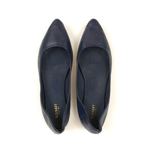 Navy Ballet Flats